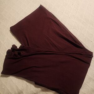 OLD NAVY Plus Size Rich Burgundy Leggings